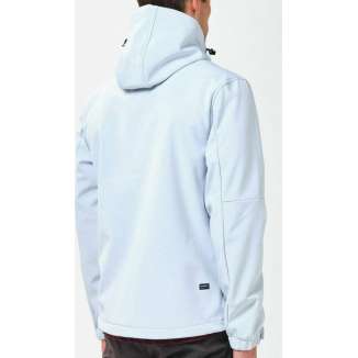 HOODED BONDED JACKET 202.BM11.10 ICE WHITE