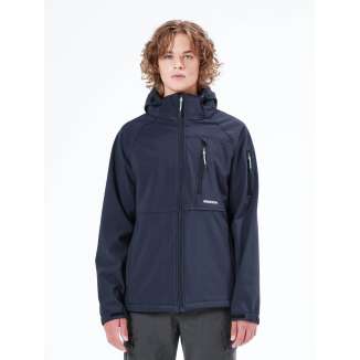 DETACHABLE HOOD BONDED JACKET 212.EM11.42 NAVY