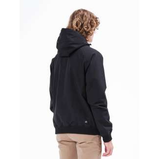 RAGLAN HOODED BOMBER JACKET 212.EM10.32 BLACK