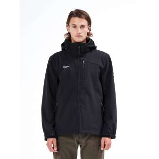 DETACHABLE HOOD BONDED JACKET 212.BM11.109 BLACK