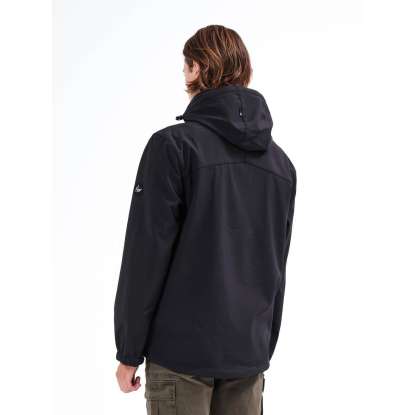 DETACHABLE HOOD BONDED JACKET 212.BM11.109 BLACK