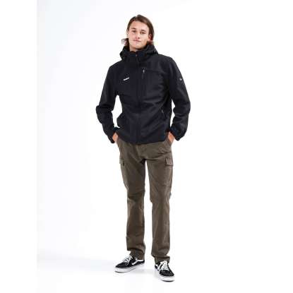 DETACHABLE HOOD BONDED JACKET 212.BM11.109 BLACK