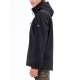 DETACHABLE HOOD BONDED JACKET 212.BM11.109 BLACK
