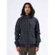 HOODED BONDED BOMBER JACKET 212.EM11.71 DARK GREY