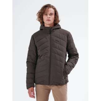 HOODED PUFFER JACKET 212.EM10.29 KHAKI