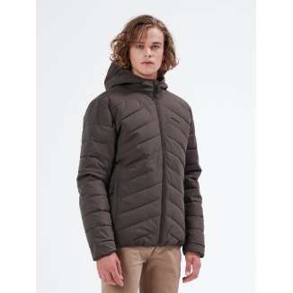 HOODED PUFFER JACKET 212.EM10.29 KHAKI