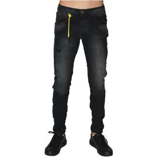 ΠΑΝΤΕΛΟΝΙ JEAN DAMAGED US28 BLACK