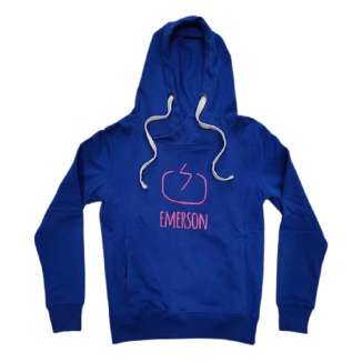 EMERSON BASIC LOGO HOODIE WFR1417 ROYAL
