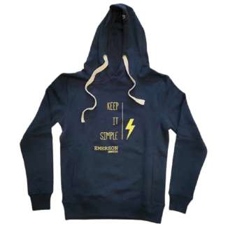 EMERSON LOGO HOODIE WFR1417B NAVY