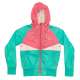 Lightweight Bomber Jacket SWR1342 TYRQUOISE/WHITE/CORAL