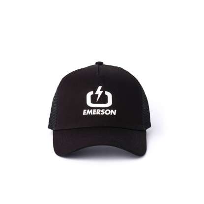 EMERSON LOGO TRUCKER CAP 221.EU01.07 BLACK/BLACK