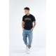 HENRY CLOTHING T-SHIRT 3-214 BLACK