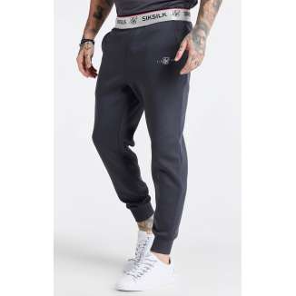 SikSilk Metallic Tape Joggers SS-20085 GREY