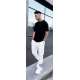 Henry Track Pants 6-200 OFF WHITE
