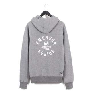 GRAPHIC PRINT HOODIE 182.EM20.42 GREY