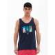 EMERSON TRIPTYCH TANK 221.EM37.63 NAVY