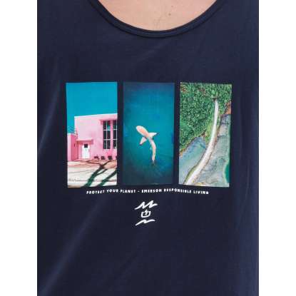 EMERSON TRIPTYCH TANK 221.EM37.63 NAVY