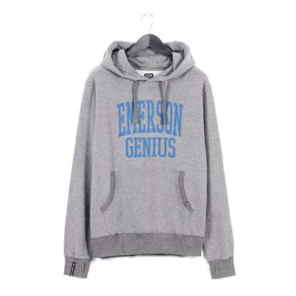GRAPHIC PRINT HOODIE 182.EM20.42 GREY