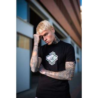 HENRY CLOTHING T-SHIRT 3-204 BLACK