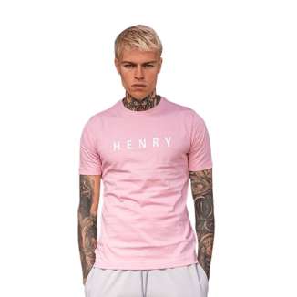 HENRY CLOTHING T-SHIRT 3-200 PINK