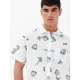 TROPICAL PRINT SHIRT 221.EM61.03 PR283 WHITE