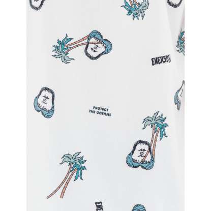 TROPICAL PRINT SHIRT 221.EM61.03 PR283 WHITE