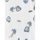 TROPICAL PRINT SHIRT 221.EM61.03 PR283 WHITE