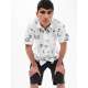 TROPICAL PRINT SHIRT 221.EM61.03 PR283 WHITE