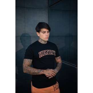 HENRY CLOTHING T-SHIRT 3-214 BLACK