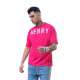 HENRY CLOTHING OVERSIZED T-SHIRT 3-219 CORAL