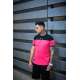 HENRY CLOTHING T-SHIRT 3-223 CORAL/BLACK