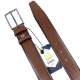 BELT PU LEATHER 2007 TABAC
