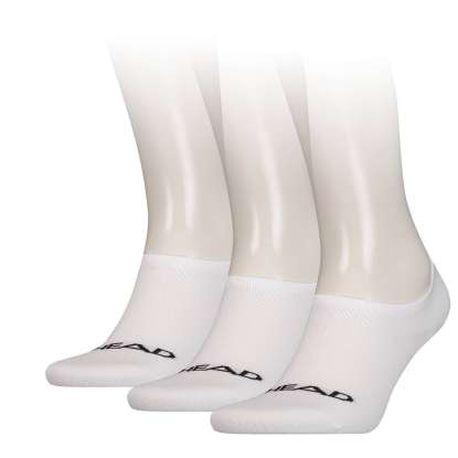 HEAD FOOTIE UNISEX 3-Pair Κάλτσες 701219911-002 WHITE
