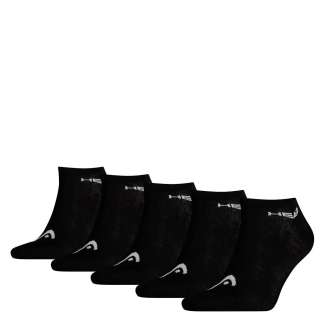 HEAD SNEAKER UNISEX 5-Pair SOCKS 781501001-200 BLACK