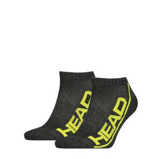 HEAD PERFORMANCE SNEAKER 2-Pair Κάλτσες 791018001-009 D.GREY/LIME