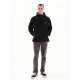 DETACHABLE HOOD BONDED JACKET 222.EM11.02 BLACK
