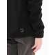 DETACHABLE HOOD BONDED JACKET 222.EM11.02 BLACK