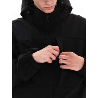 EMERSON MEN'S BONDED OUTDOOR JACKET 222.EM11.26 BLACK