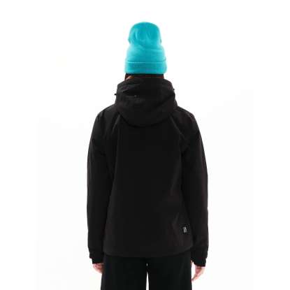 HOODED SIDE ZIP JACKET 222.EW10.62 BLACK