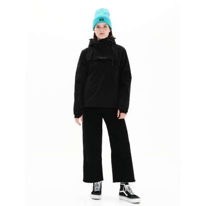 HOODED SIDE ZIP JACKET 222.EW10.62 BLACK