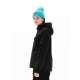HOODED SIDE ZIP JACKET 222.EW10.62 BLACK