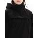 HOODED SIDE ZIP JACKET 222.EW10.62 BLACK