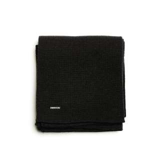 KNITTED SCARF 212EU03.30 BLACK