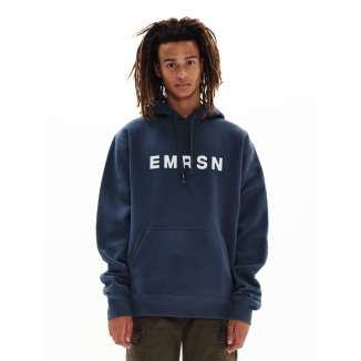 EMERSON LOGO HOODIE 222.EM20.05 DUTCH BLUE