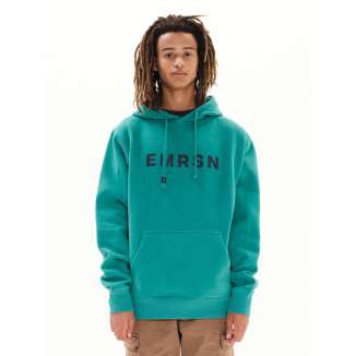 EMERSON LOGO HOODIE 222.EM20.05 TURQUOISE