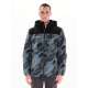 DETACHABLE HOOD JACKET 222.EM10.26 PR308 OLIVE/BLACK