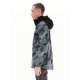 DETACHABLE HOOD JACKET 222.EM10.26 PR308 OLIVE/BLACK
