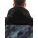 DETACHABLE HOOD JACKET 222.EM10.26 PR308 OLIVE/BLACK