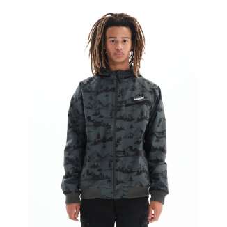 HOODED BOMBER JACKET 222.BM10.12 PR310 OLIVE