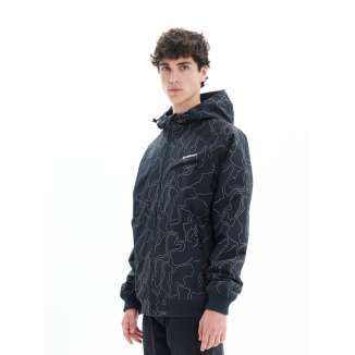 HOODED BOMBER JACKET 222.BM10.12 PR307 BLUE